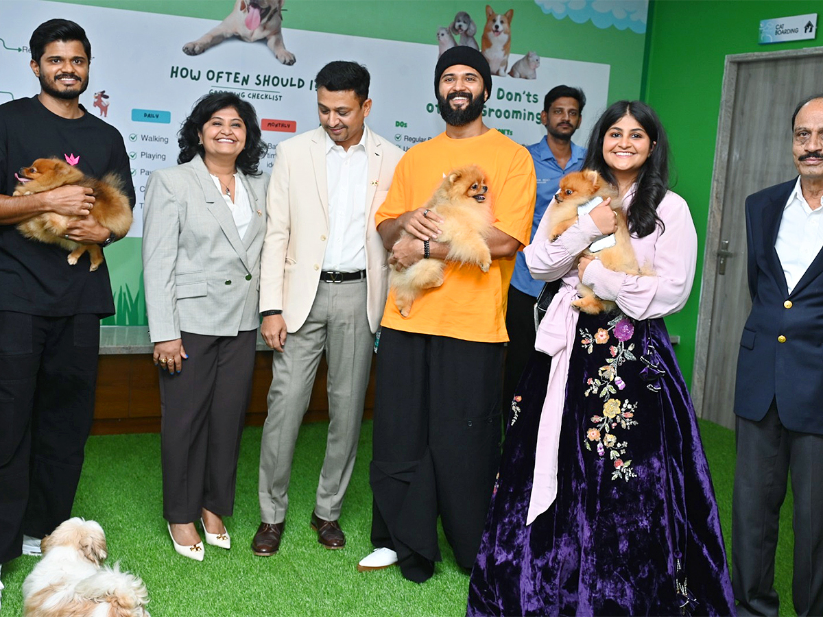 Vijay Devarakonda and Anand At Seven Oaks Pet Hospital Photos16