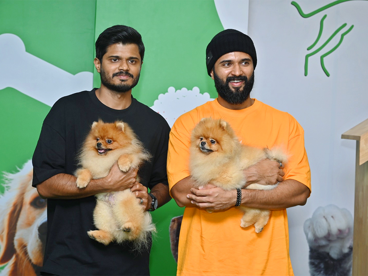 Vijay Devarakonda and Anand At Seven Oaks Pet Hospital Photos6