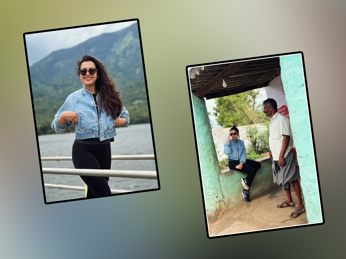 Actress Catherine Tresa Glamorous Holiday Photos In Village1