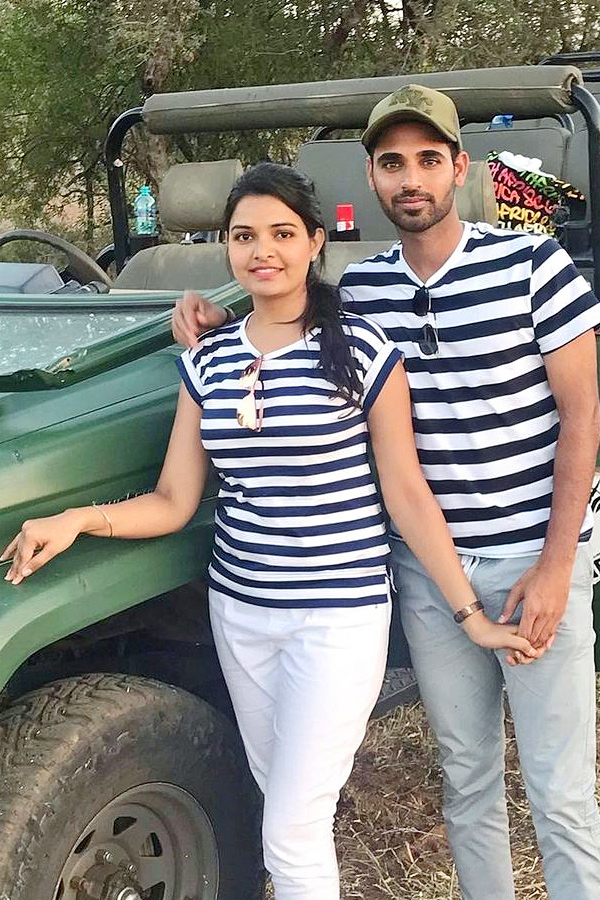 Will remember and cherish forever: Bhuvneshwar Kumar surprises wife on her birthday Photos17