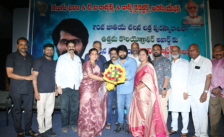 Choreographer Jani Master Ceremony On Winning National Award For Best Choreography Photos1