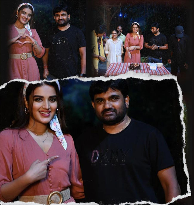 Nidhhi Agerwal Birthday Celebration On Sets of Prabhas Raja Saab5