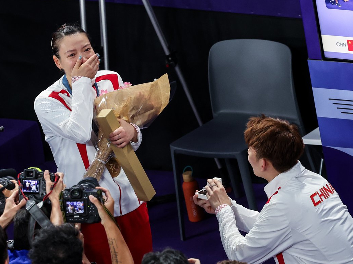 Chinese Badminton Players Got Engaged In Paris Olympics Photos Goes Viral4