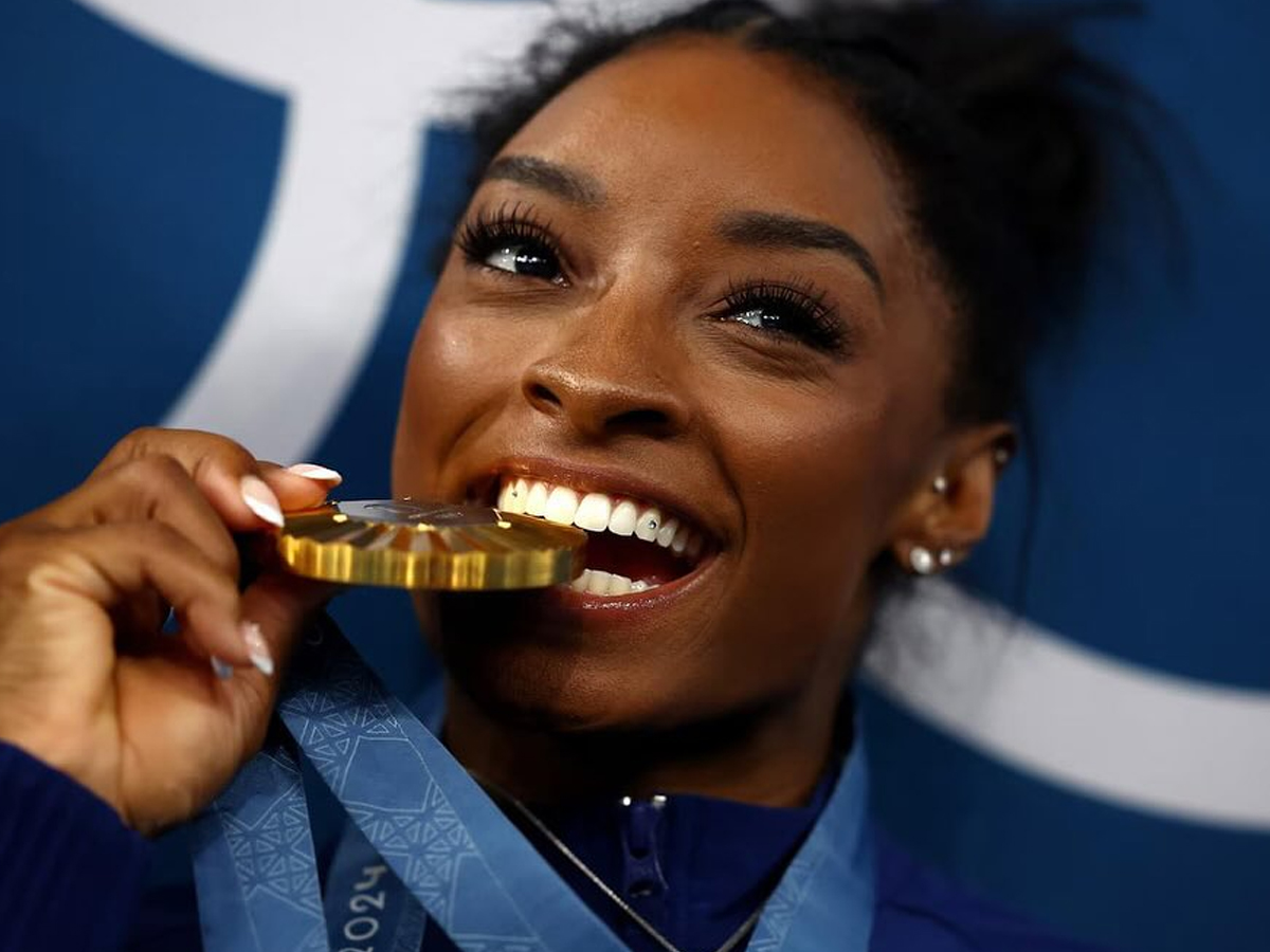 Simone Biles Hatrick Of Gold Medals In Paris Olympics2