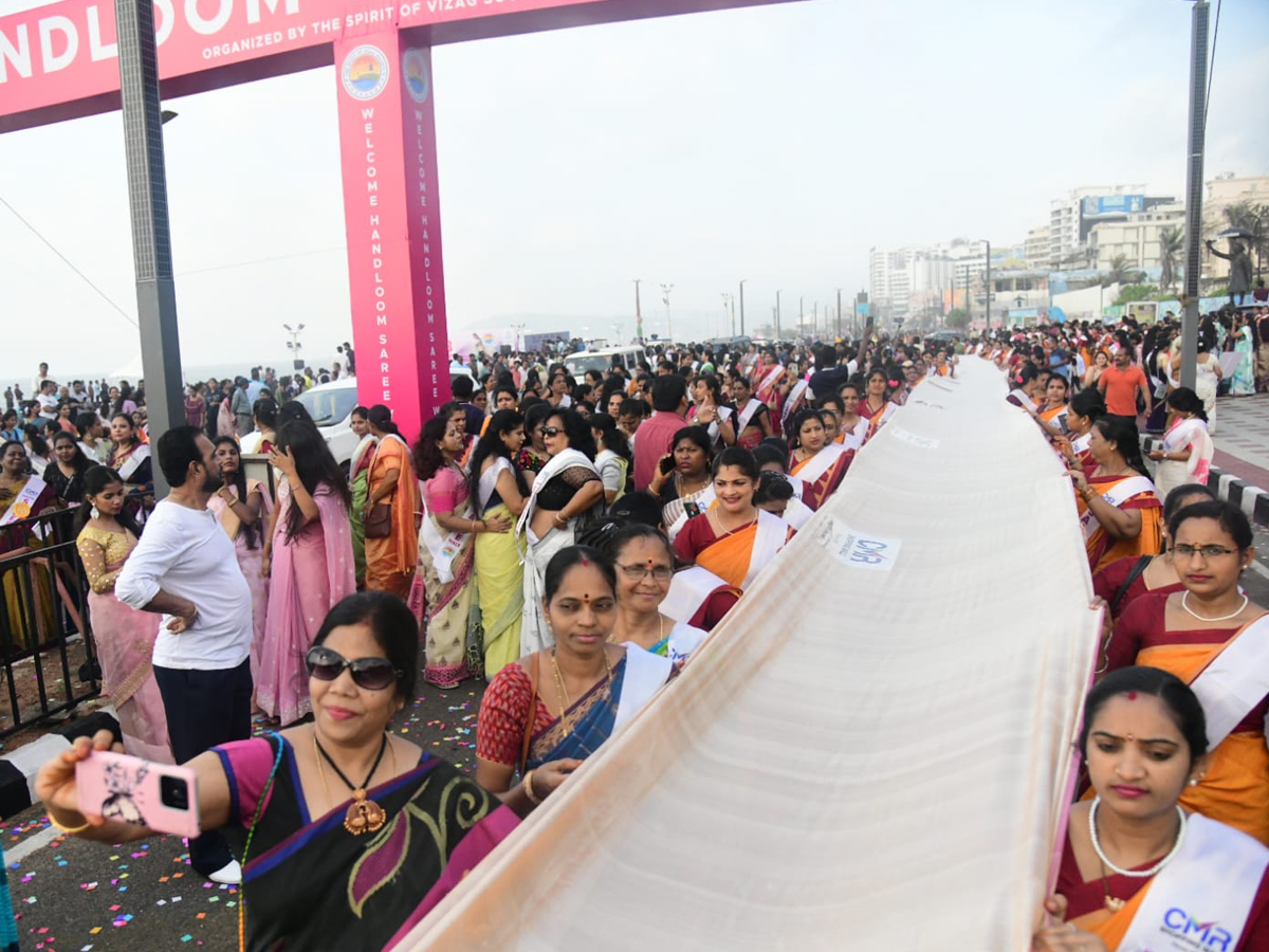 Special Walk Rally For Handloom Sarees In Visakha12