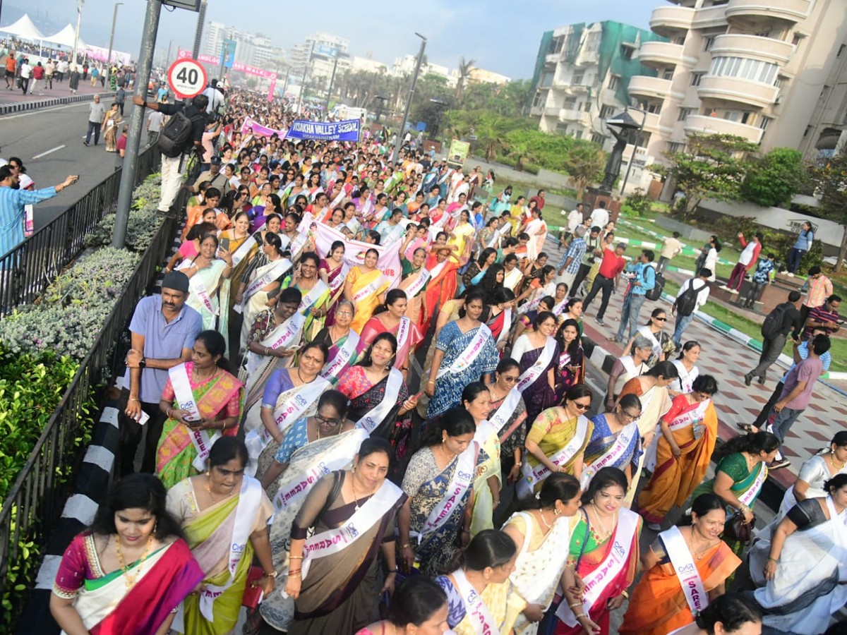 Special Walk Rally For Handloom Sarees In Visakha17