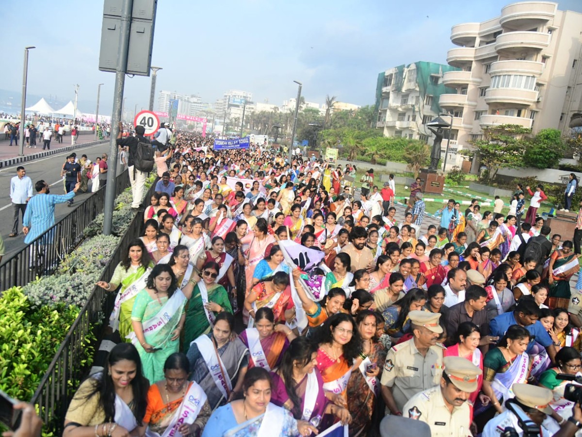 Special Walk Rally For Handloom Sarees In Visakha18