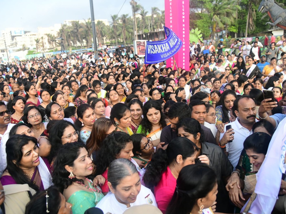 Special Walk Rally For Handloom Sarees In Visakha20