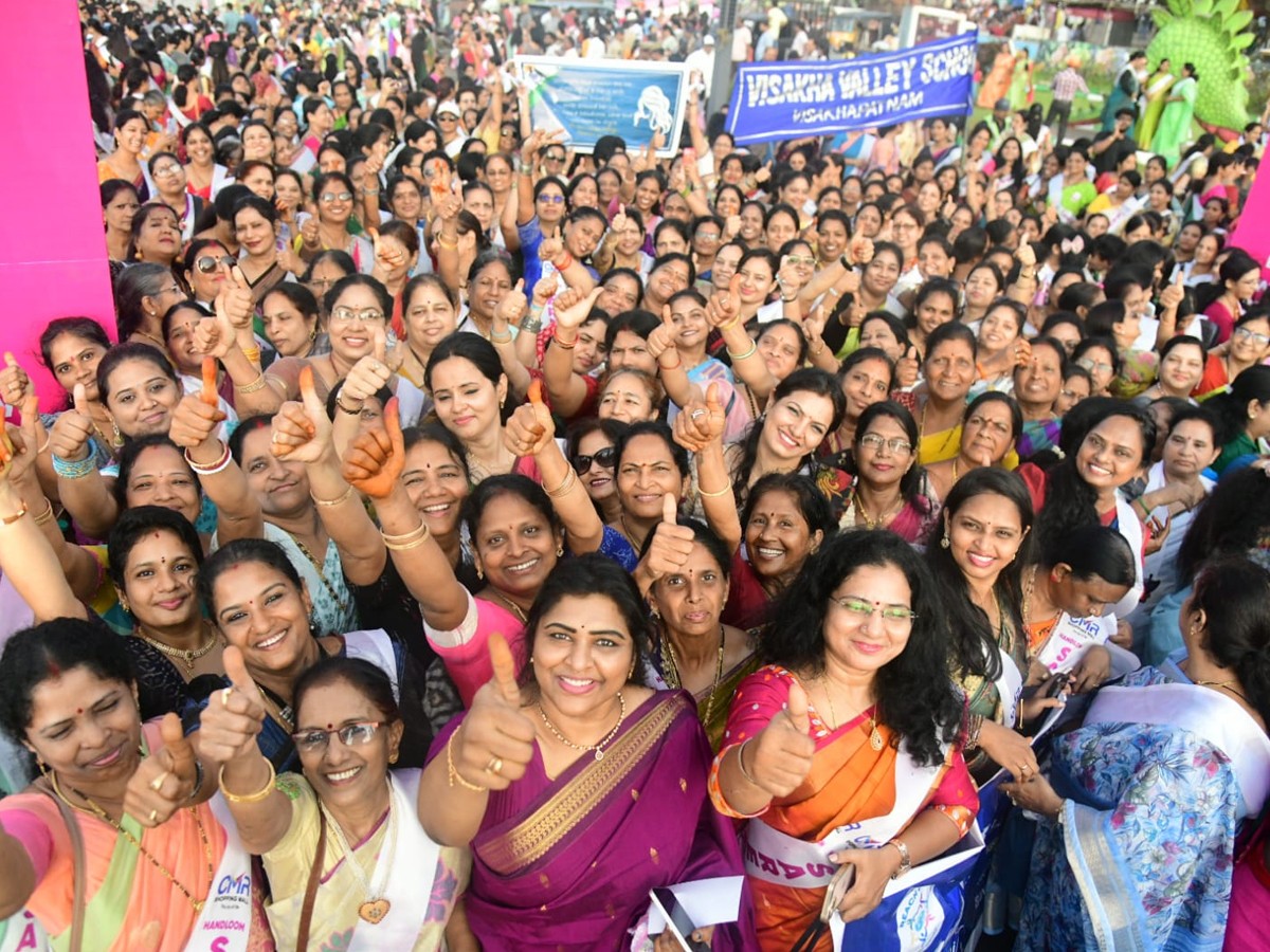 Special Walk Rally For Handloom Sarees In Visakha25