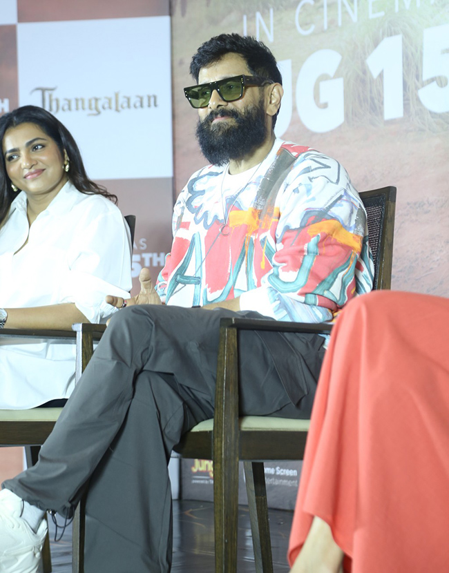 Chiyaan Vikram Thangalaan Movie Press Meet14