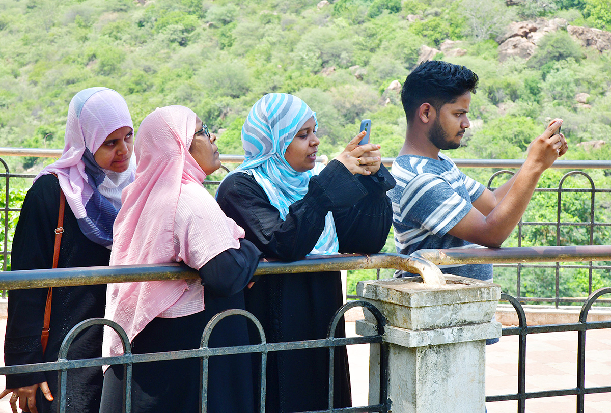 Tourist Rush at Ethipothala Waterfalls Photos12