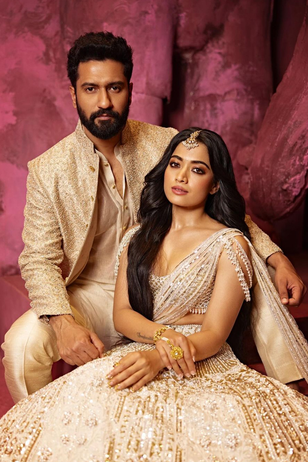 Photos Of Vicky Kaushal And Rashmika Mandanna Goes Viral2