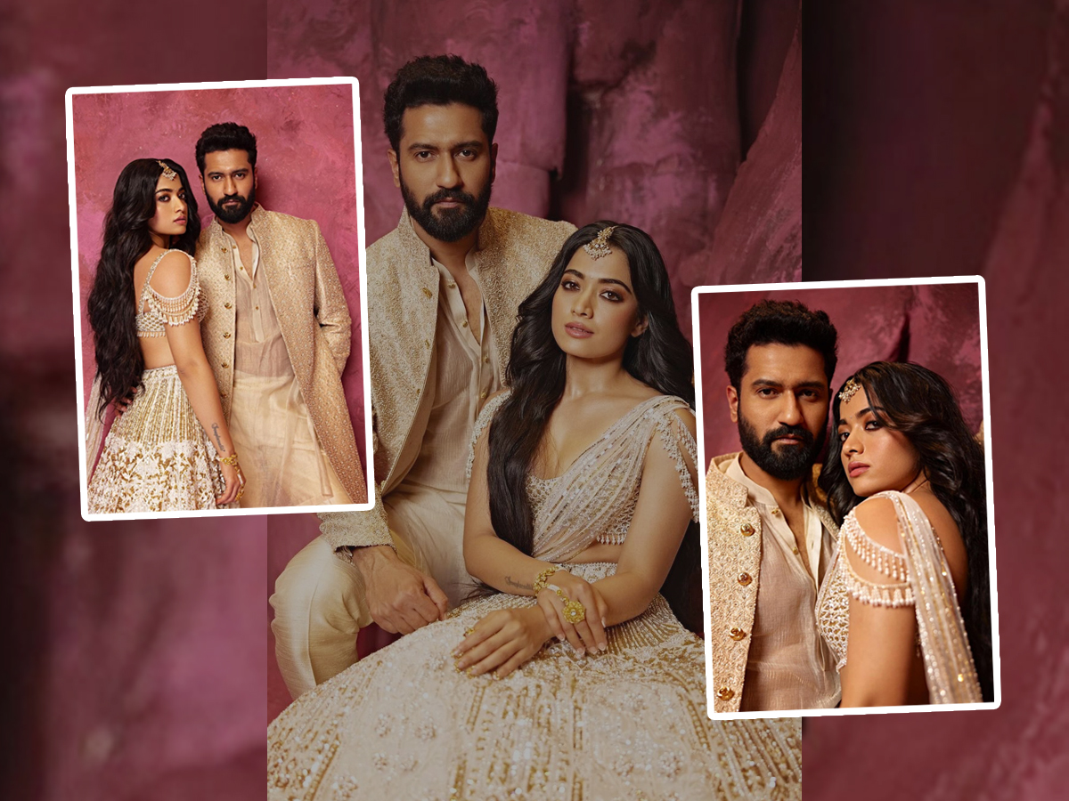 Photos Of Vicky Kaushal And Rashmika Mandanna Goes Viral1