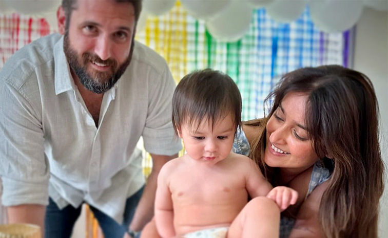 Actress Ileana celebrates first birthday of son Koa Phoenix Photos1