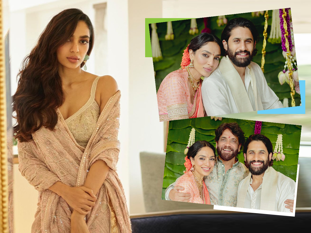 Naga Chaitanya and Sobhita Dhulipala Engagement Photos OUT1