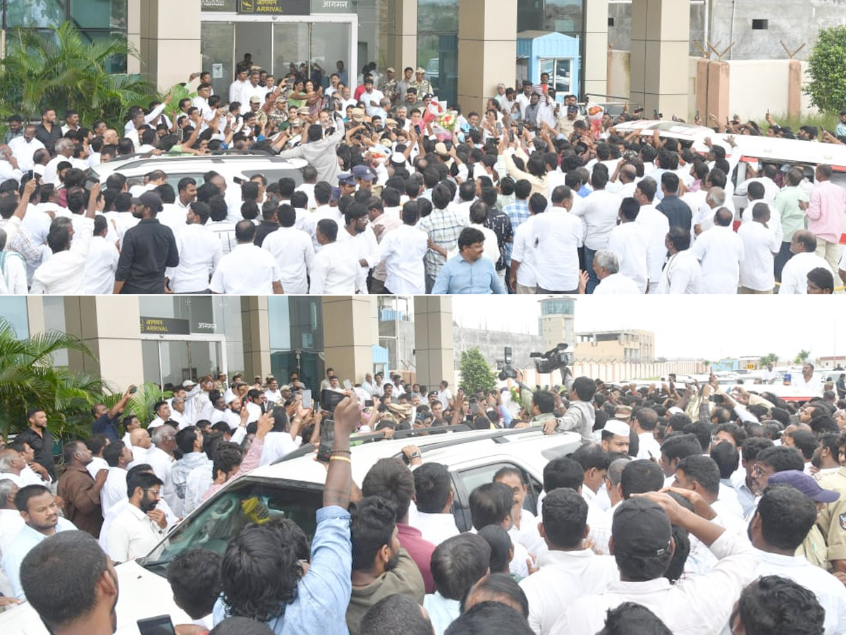 YS Jagan Gets Grand Welcome at Kurnool Airport Photos9