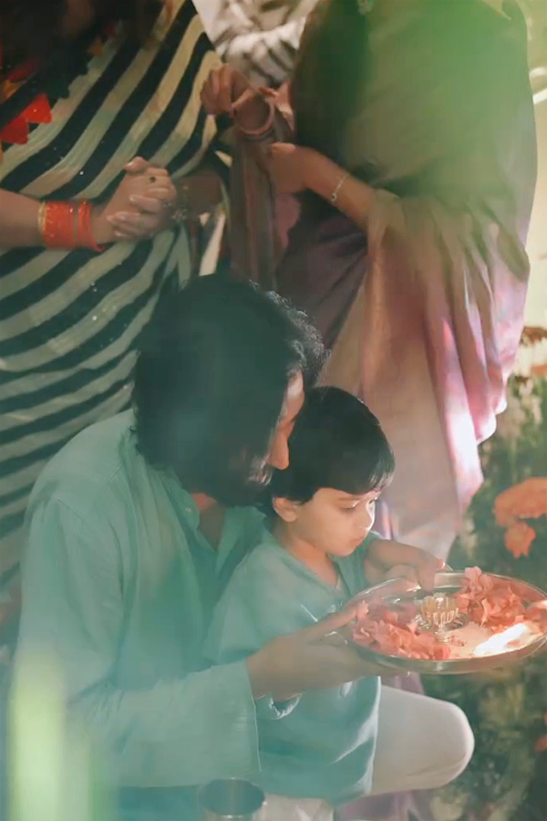 Hardik Pandya's son Agastya With Krunal Pandya For Ganesh Chaturthi Celebrations Photos15