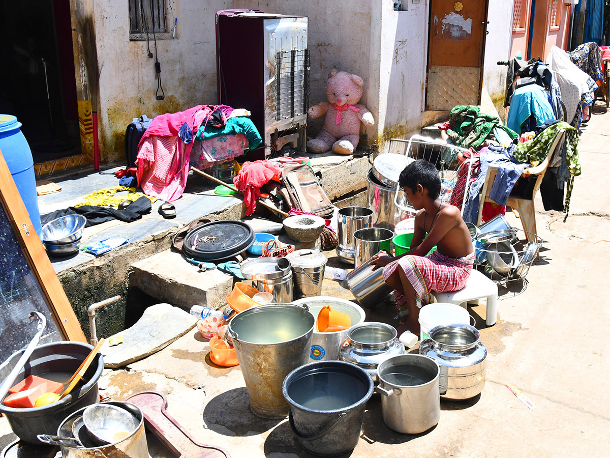 Check out the photo gallery of the flood-affected victims in Vijayawada.48