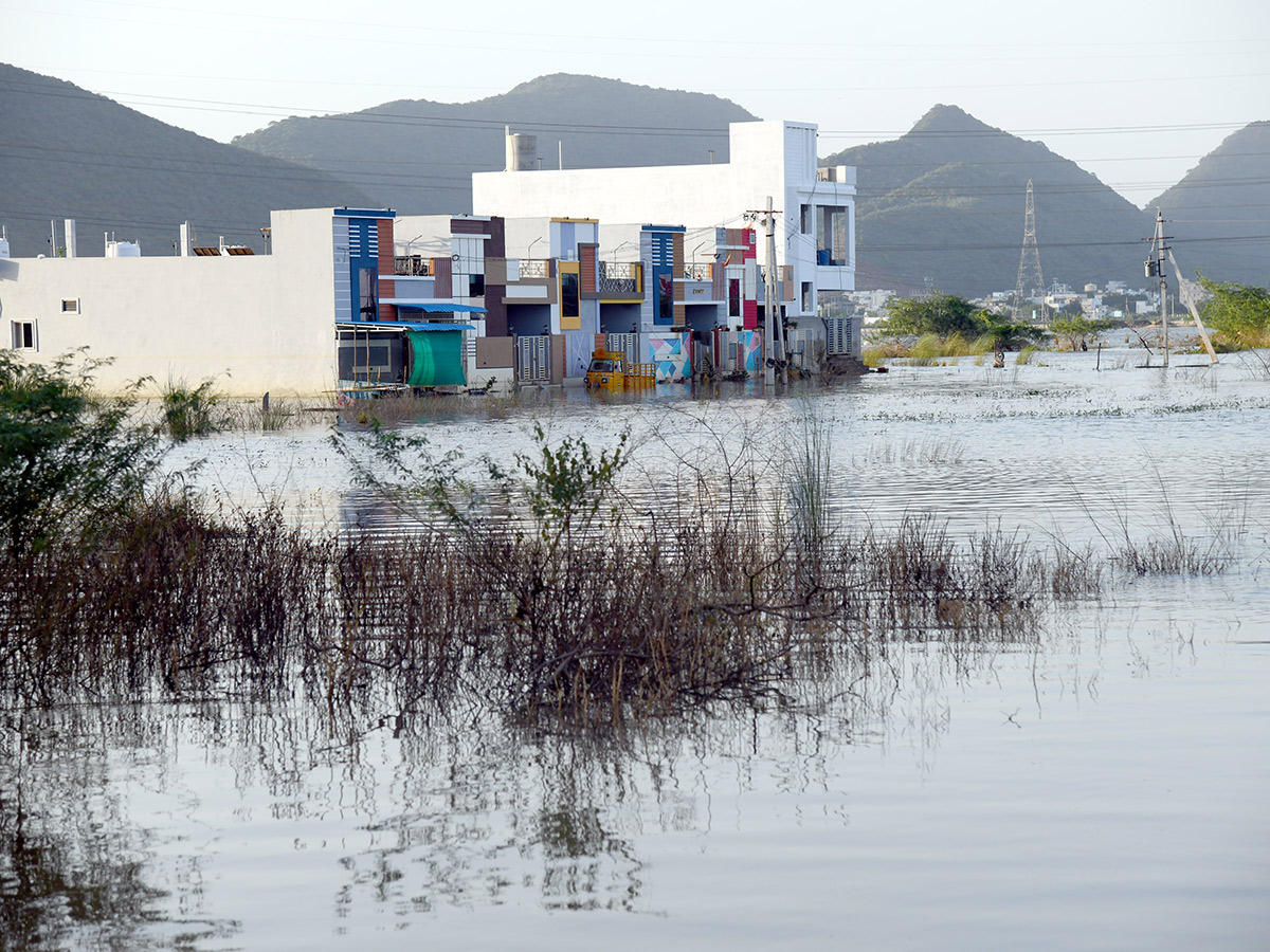 Check out the photo gallery of the flood-affected victims in Vijayawada.54