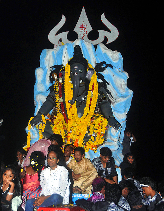 Ganesh Immersion in Anantapur District Photos28