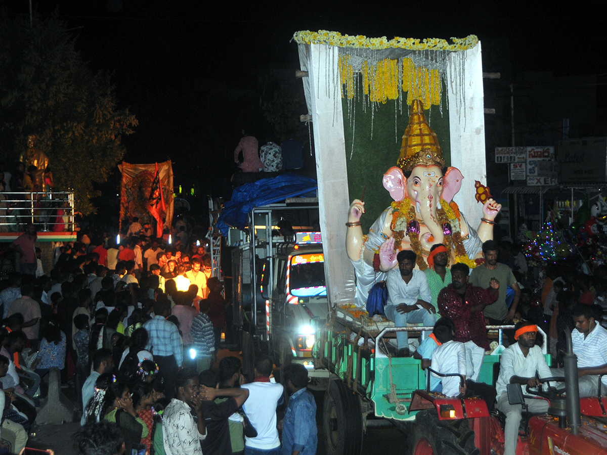 Ganesh Immersion in Anantapur District Photos37