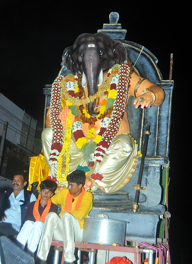 Ganesh Immersion in Anantapur District Photos30