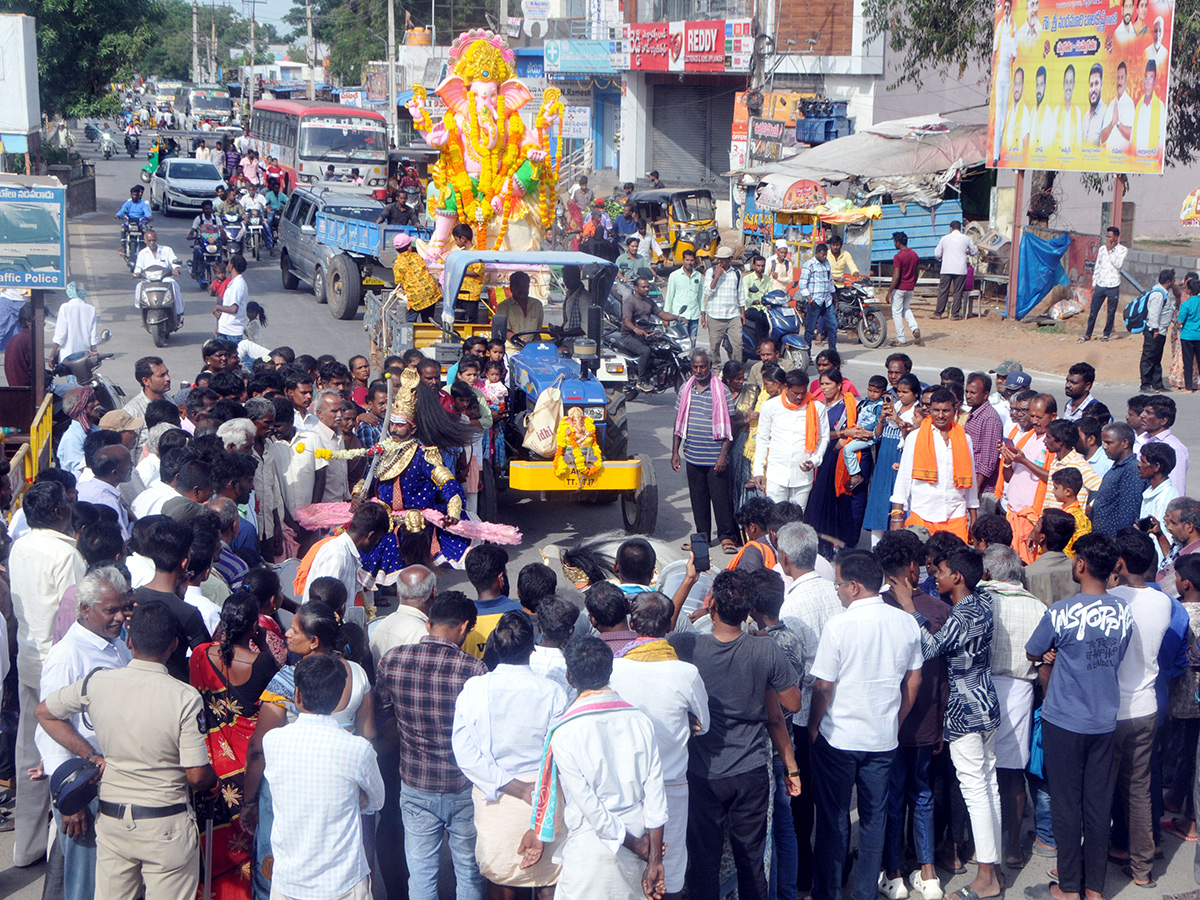 Ganesh Immersion in Anantapur District Photos12