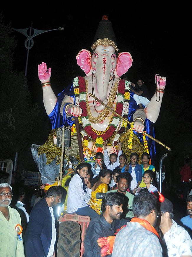 Ganesh Immersion in Anantapur District Photos32