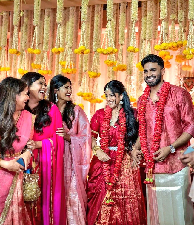 Megha Akash Saai Vishnu Wedding Reception11