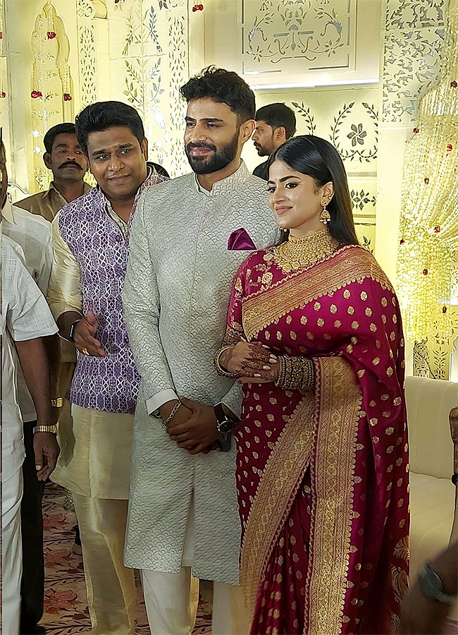 Megha Akash Saai Vishnu Wedding Reception4