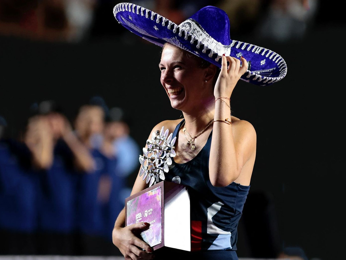 Poland Tennis Player Magdalena Frech Won GDL Open Event Photos Goes Viral6