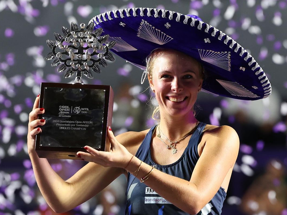 Poland Tennis Player Magdalena Frech Won GDL Open Event Photos Goes Viral7