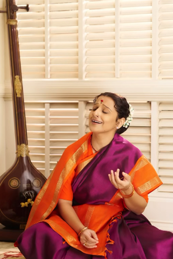 Vidya Balan's Photo Tribute To MS Subbulakshmi On Her 108th Birth Anniversary2