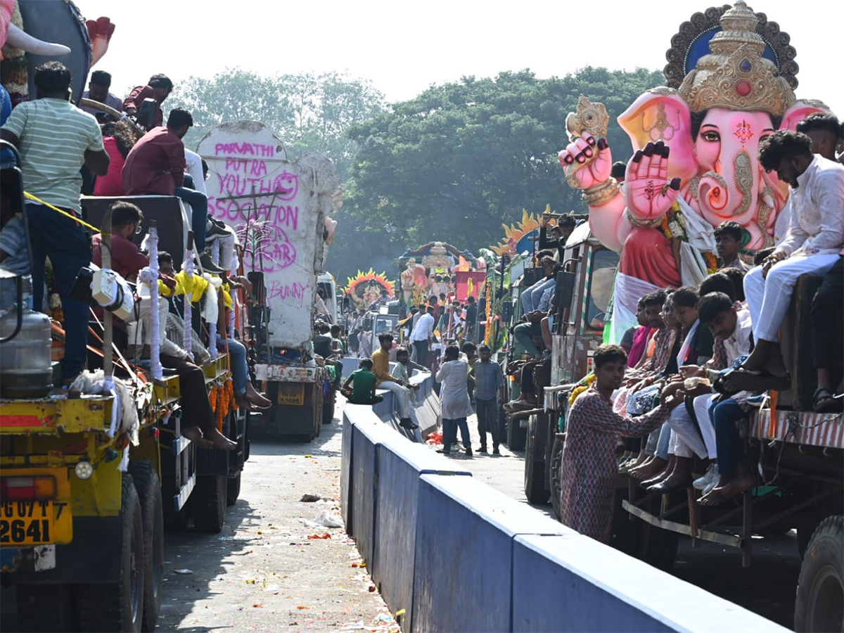 Ganesh Nimajjanam 2024 at Hyderabad's Tank Bund: Photos24