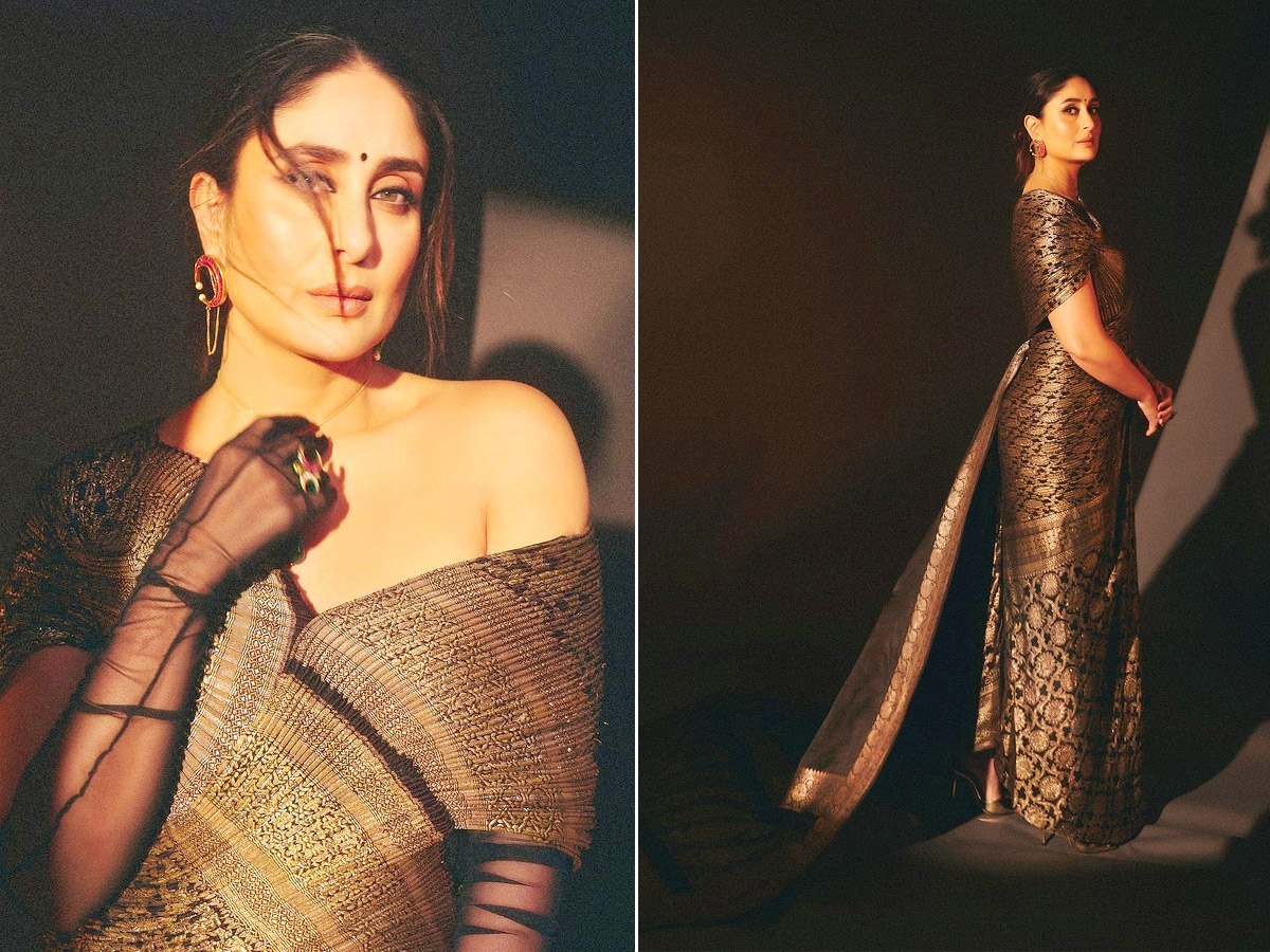 Kareena Kapoor Wear Your Moms Banarasi Saree Photos1