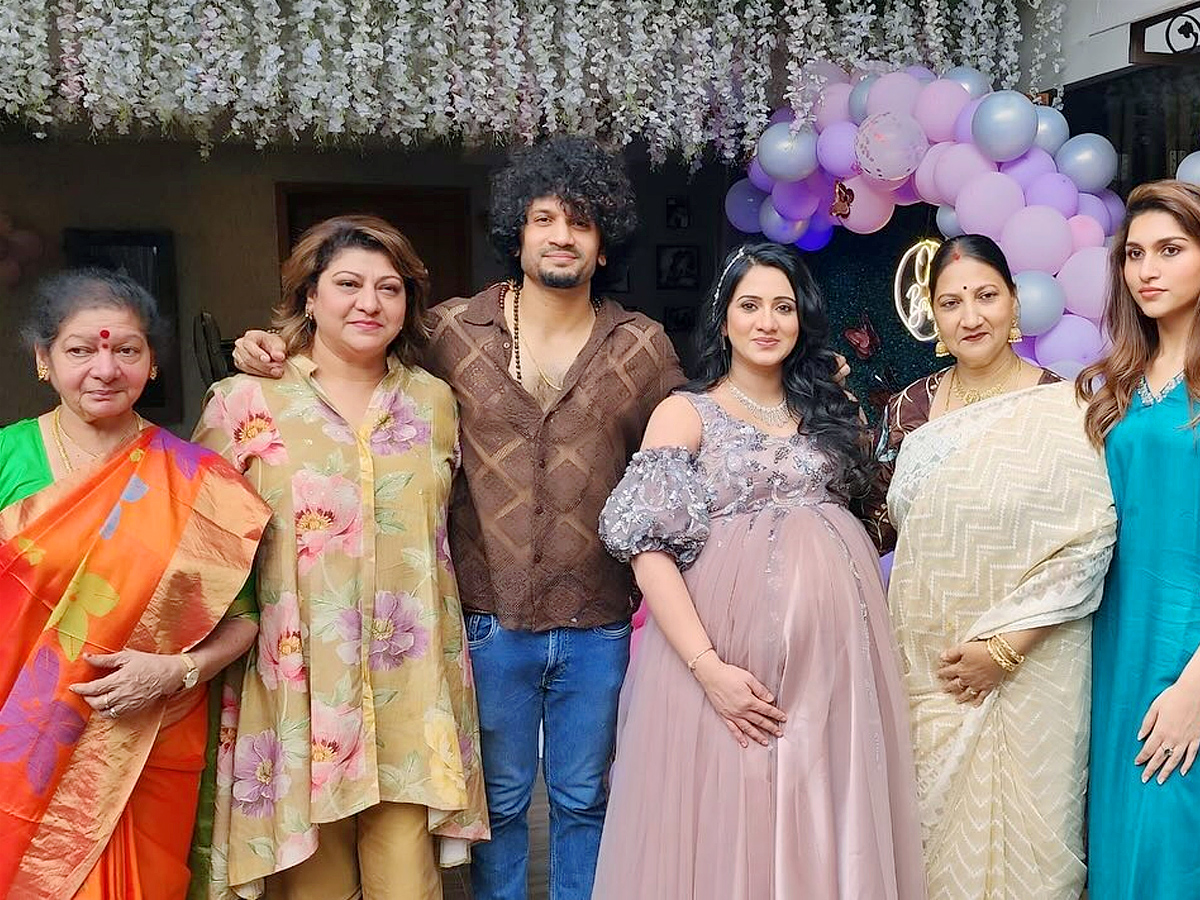 Actress Harshika Poonacha Baby Shower Celebrations Photos9