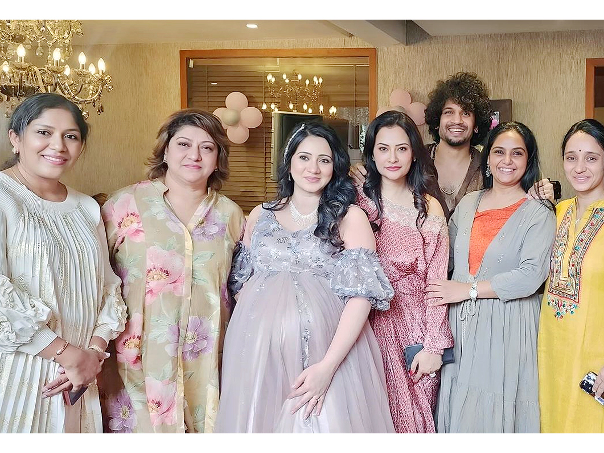 Actress Harshika Poonacha Baby Shower Celebrations Photos13