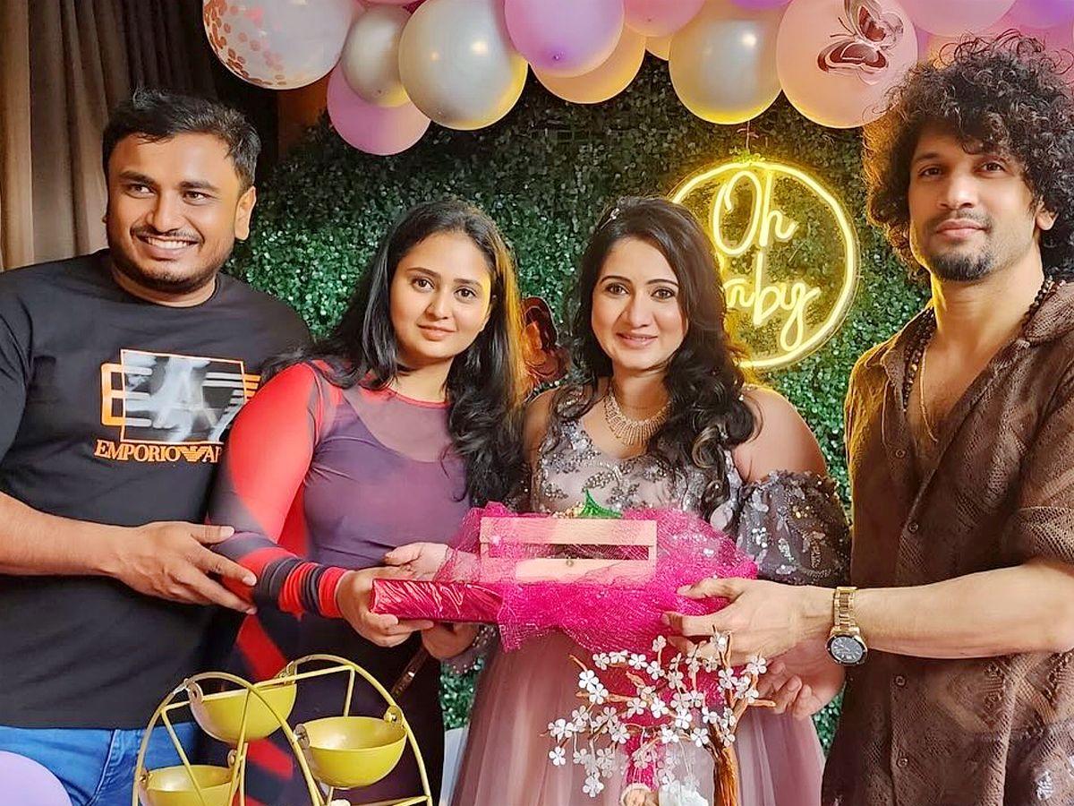 Actress Harshika Poonacha Baby Shower Celebrations Photos15