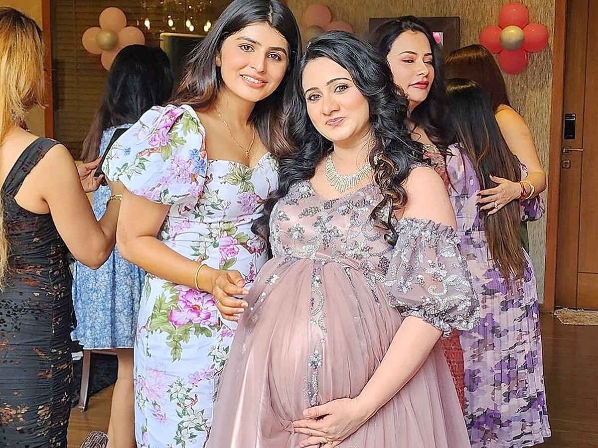 Actress Harshika Poonacha Baby Shower Celebrations Photos2