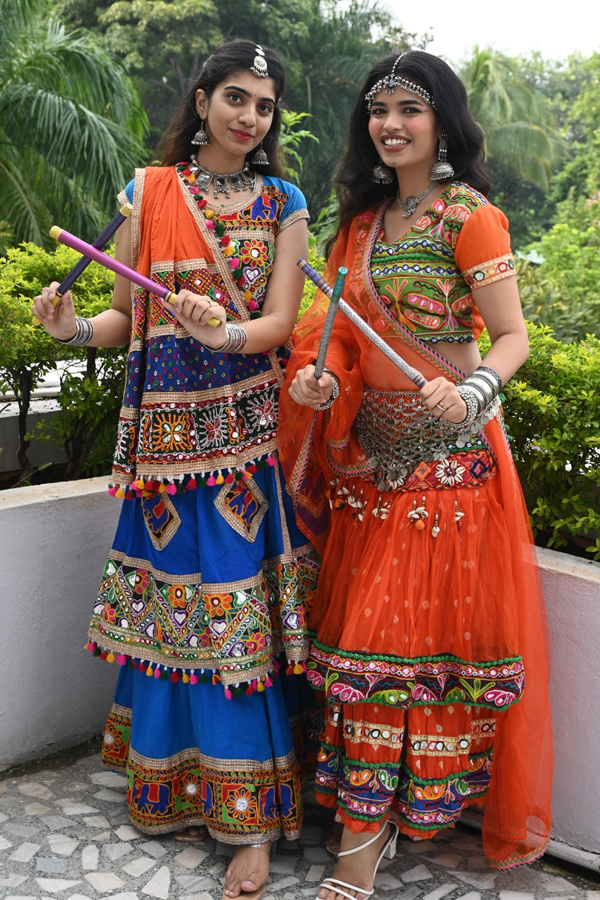 Models And Celebrities At Dandiya Prep Event For Dussehra Festival3