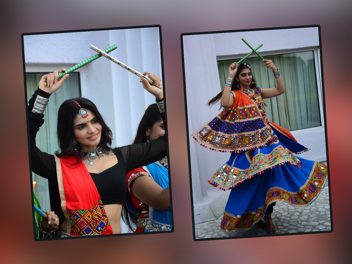 Models And Celebrities At Dandiya Prep Event For Dussehra Festival1