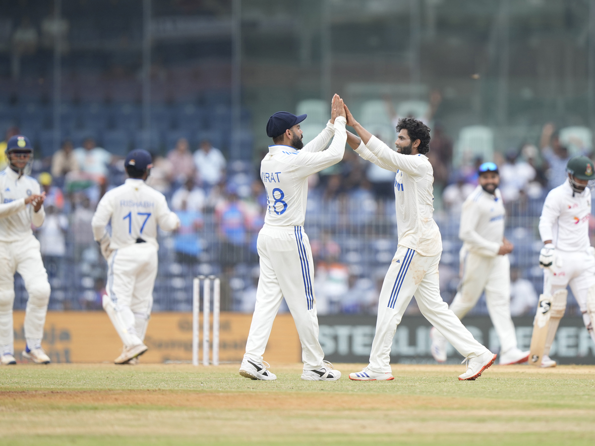 India Defeated Bangladesh By 208 Runs In 1st Test Match Day 4 Photos 1