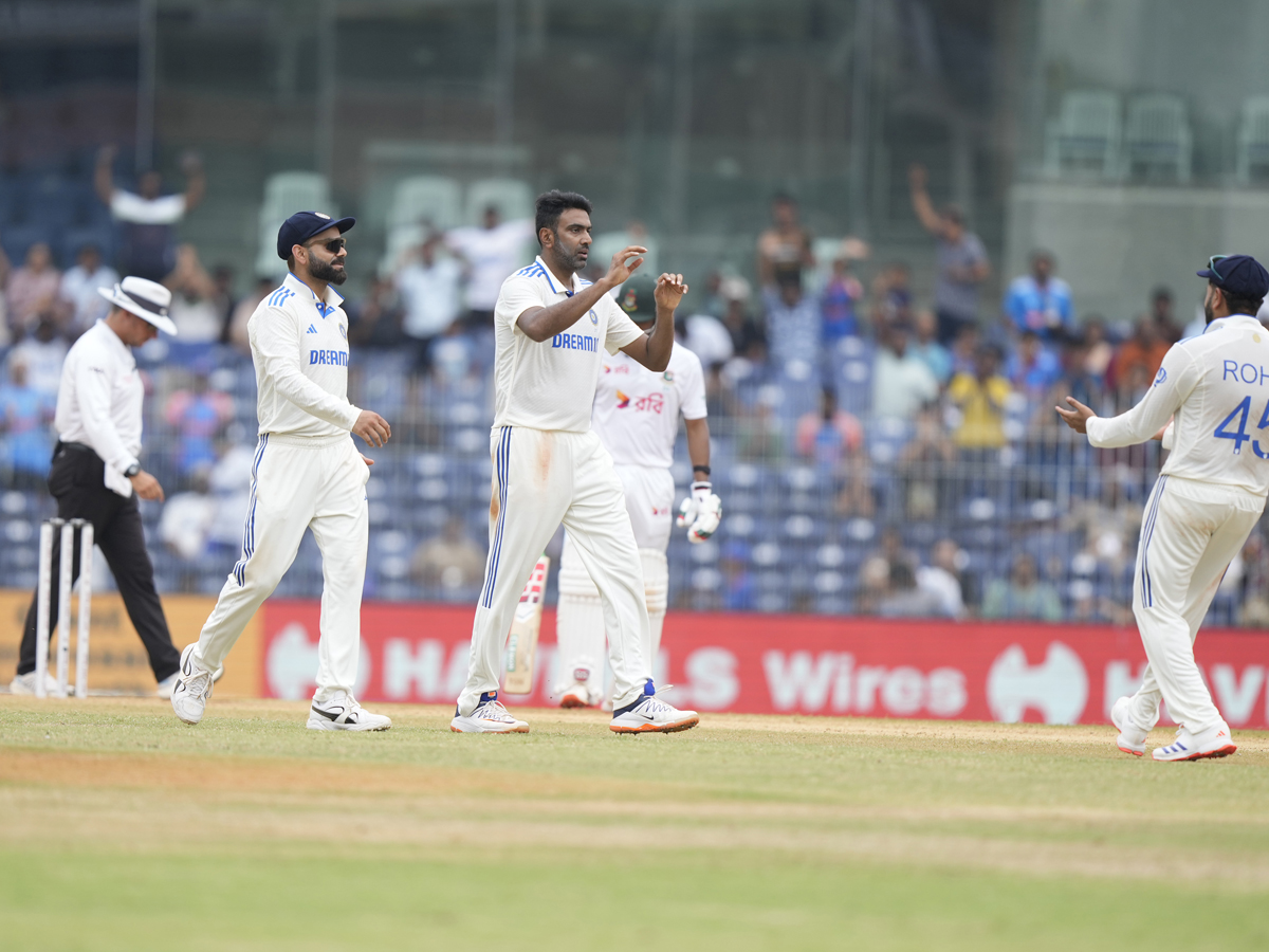 India Defeated Bangladesh By 208 Runs In 1st Test Match Day 4 Photos 12