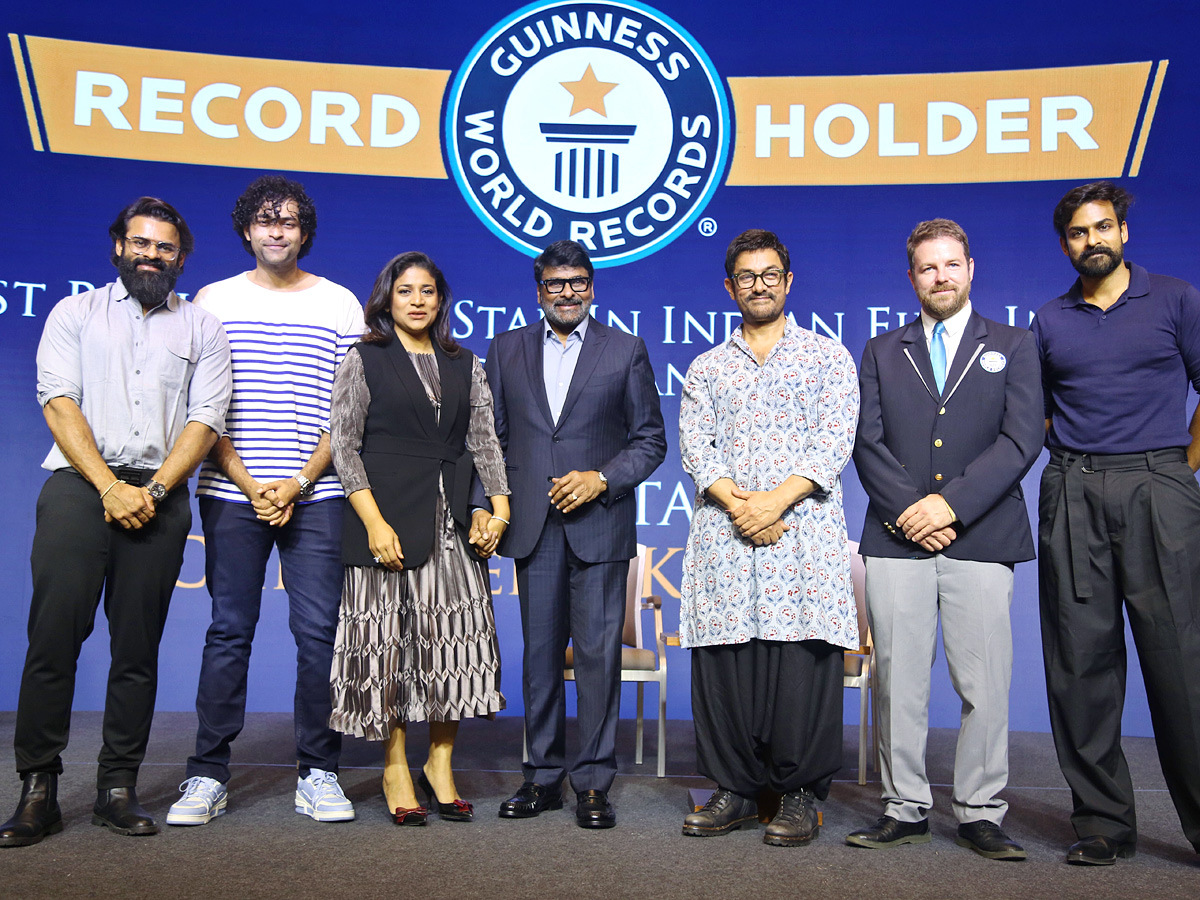 Megastar Chiranjeevi honoured with Guinness World Record Photo Gallery3