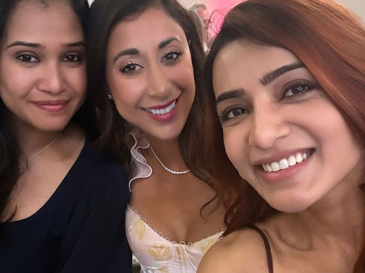 Actress Samantha Attends Brother David's Marriage In US, Photos Viral17