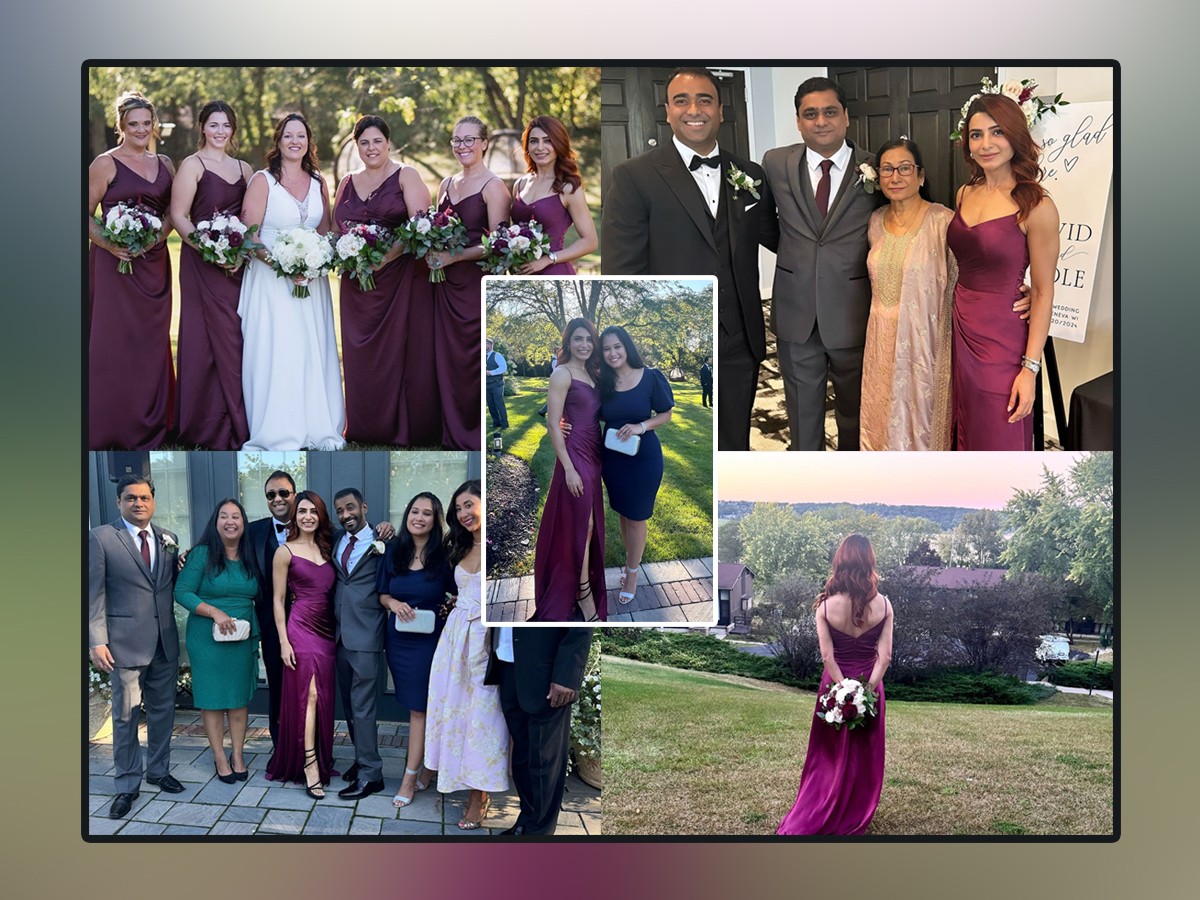 Actress Samantha Attends Brother David's Marriage In US, Photos Viral1