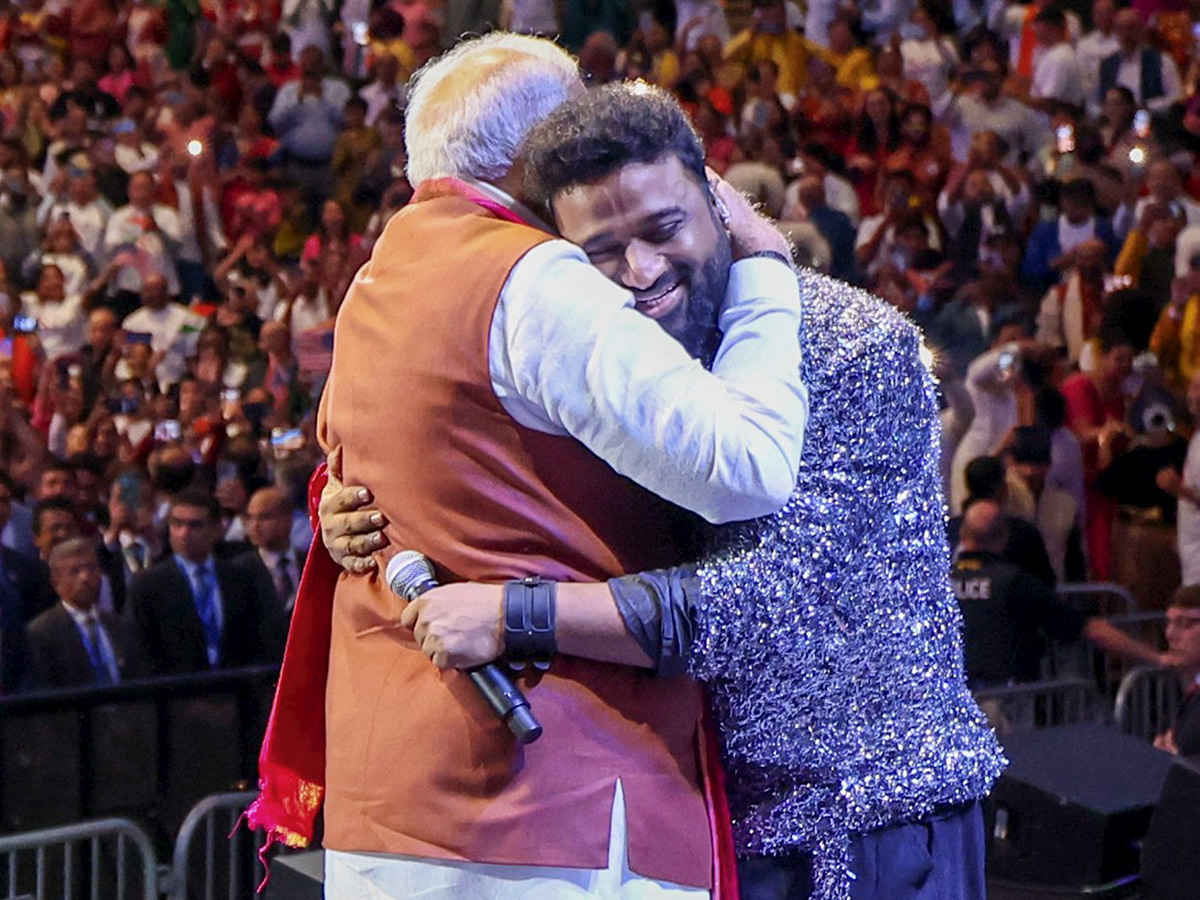 Indian Prime Minister Narendra Modi speaks during an event at Nassau County1