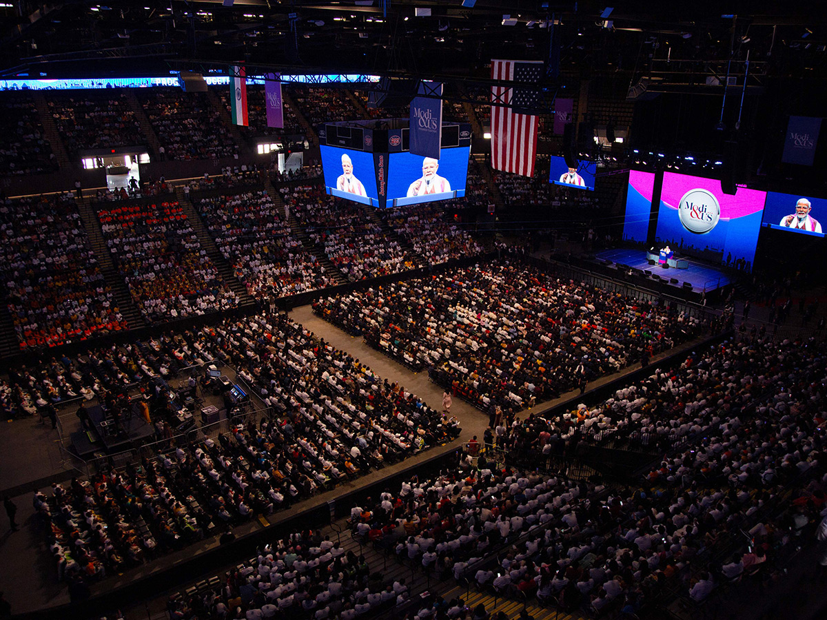 Indian Prime Minister Narendra Modi speaks during an event at Nassau County23