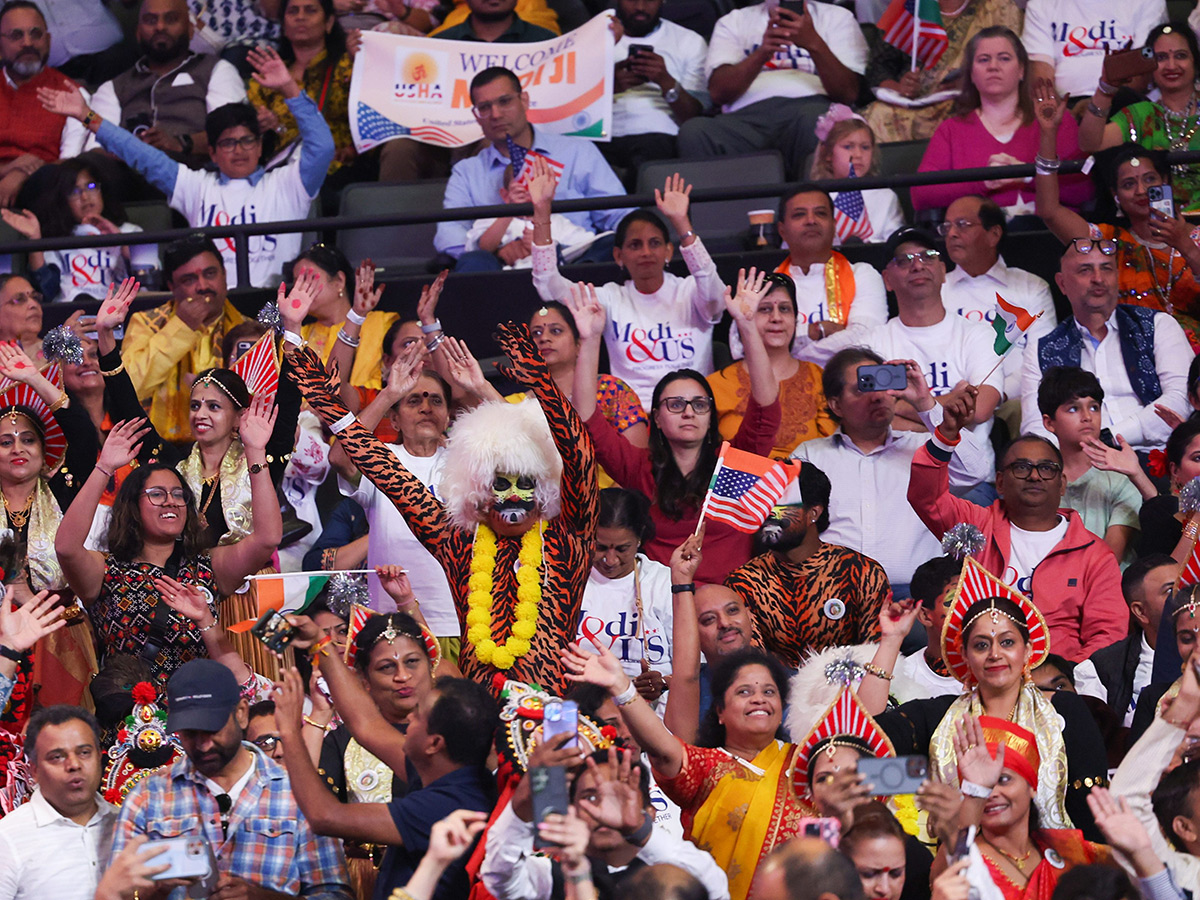 Indian Prime Minister Narendra Modi speaks during an event at Nassau County3