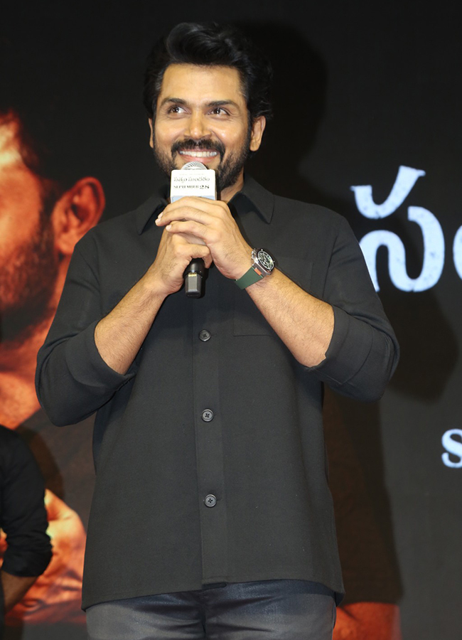 Hero Karthi Satyam Sundaram Pre Release Event8